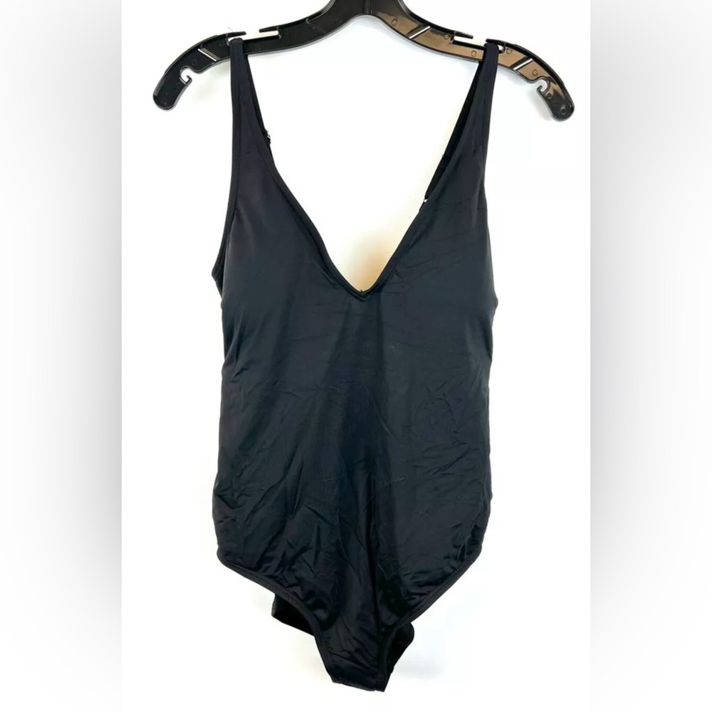 Michael Kors Women’s V Neck One Piece Padded Swimsuit Size 16
